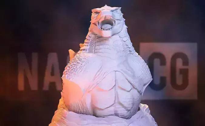 Fan Art - Godzilla - Bust