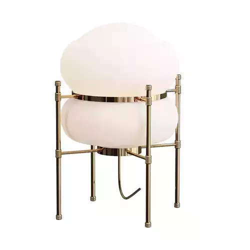 ADAMS table lamp in brass and glass