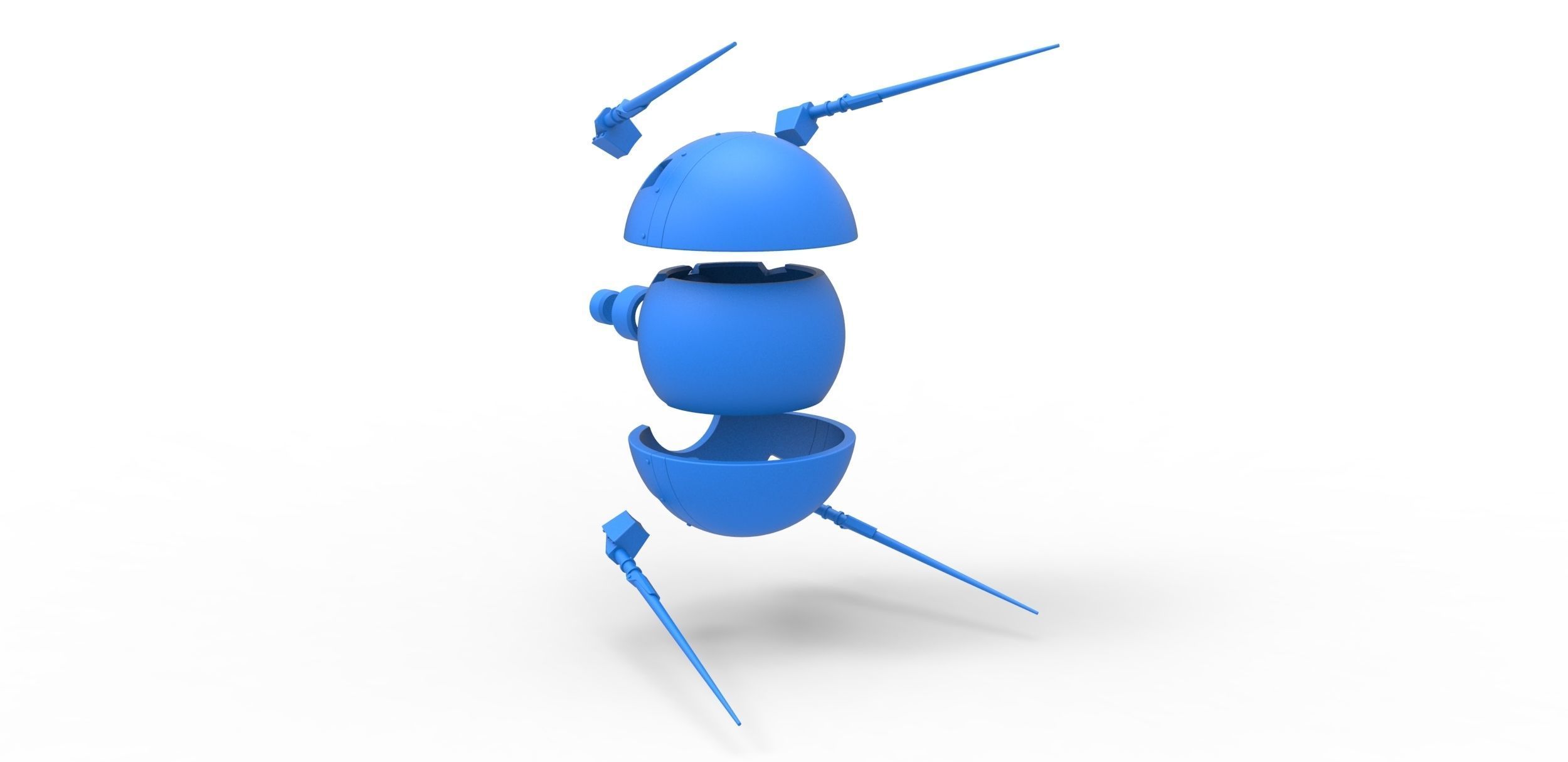 Satellite orb 3D print model_20