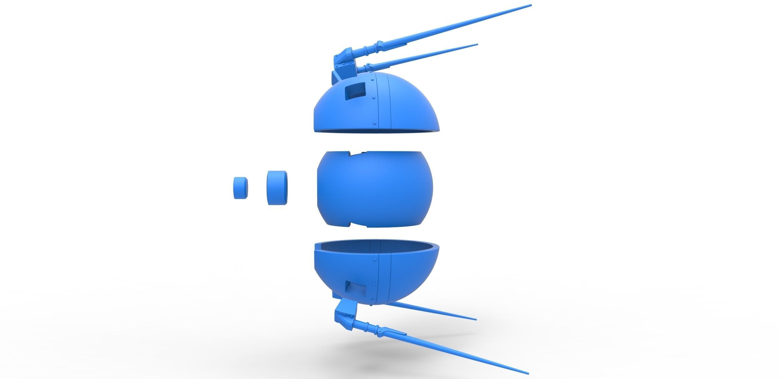 Satellite orb 3D print model_19