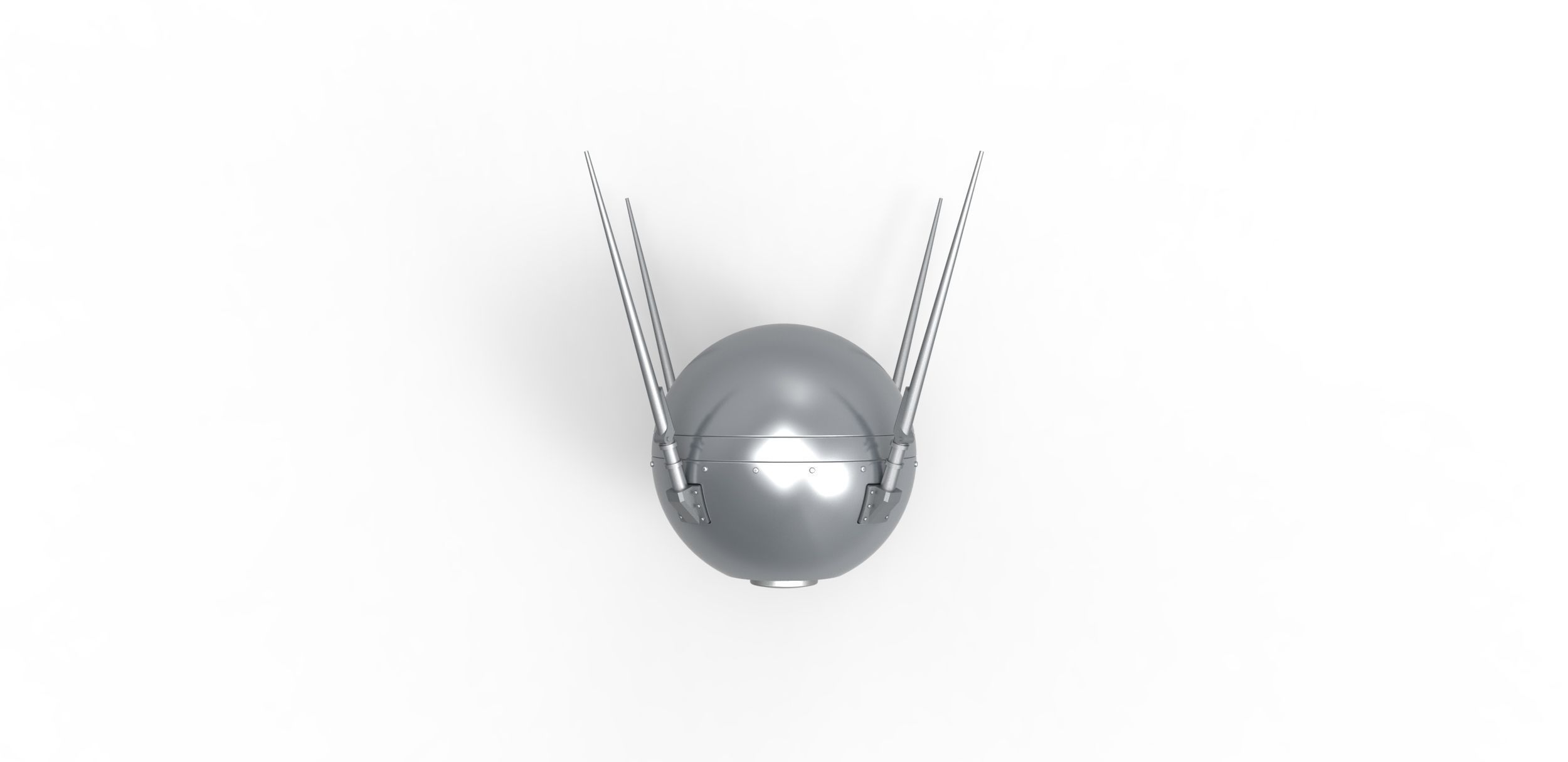 Satellite orb 3D print model_4