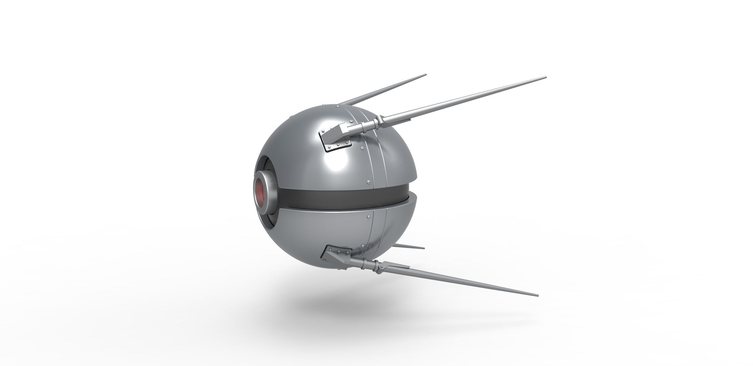 Satellite orb 3D print model_5