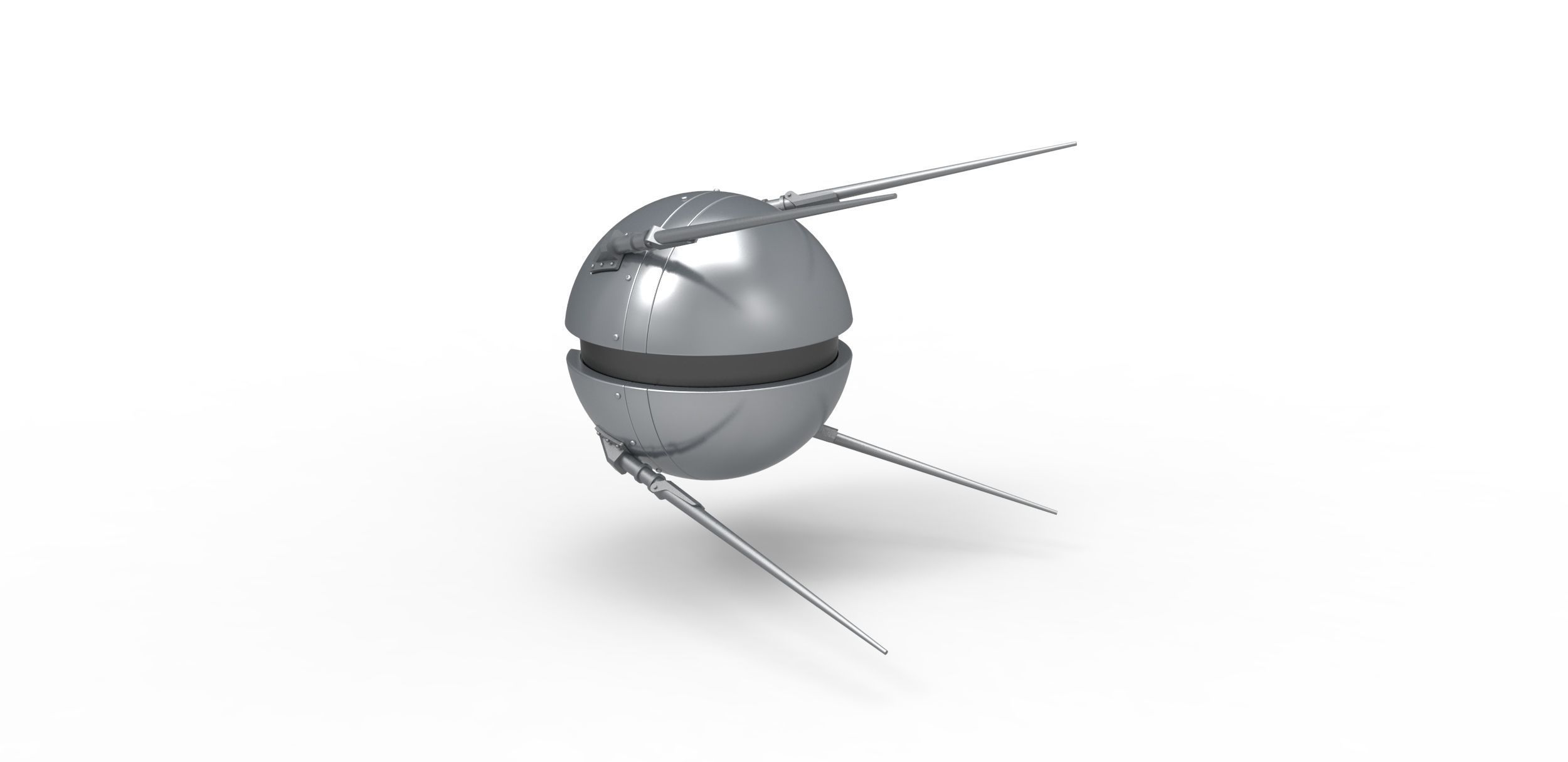 Satellite orb 3D print model_7