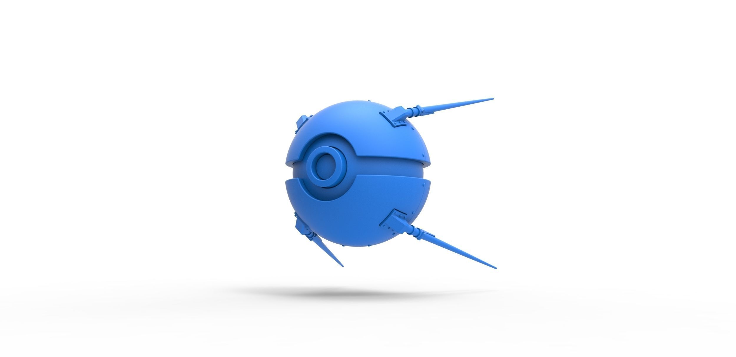 Satellite orb 3D print model_9