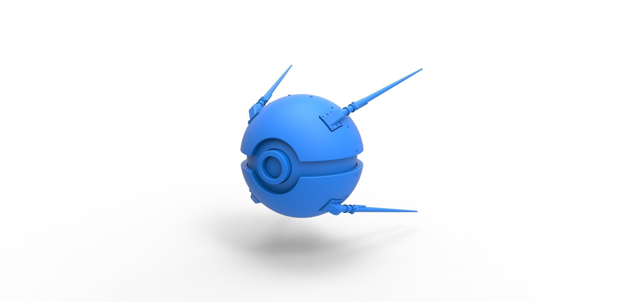 Satellite orb 3D print model_8