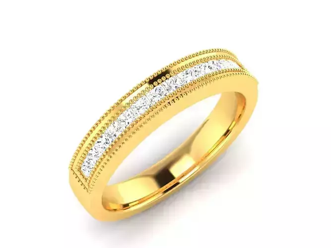 Solitaire Women Engagement Ring 3D print model