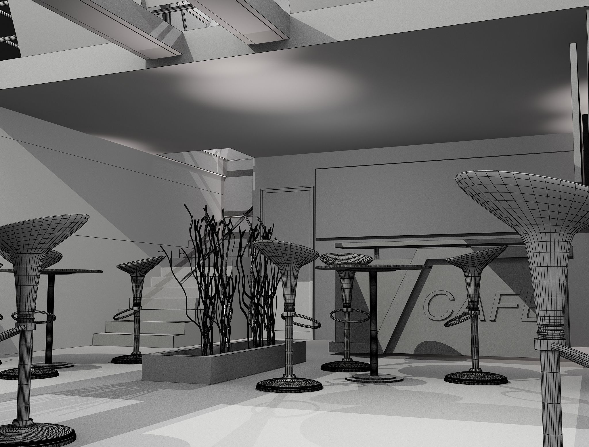 Booth Exhibition Stand a456a 3D model_33