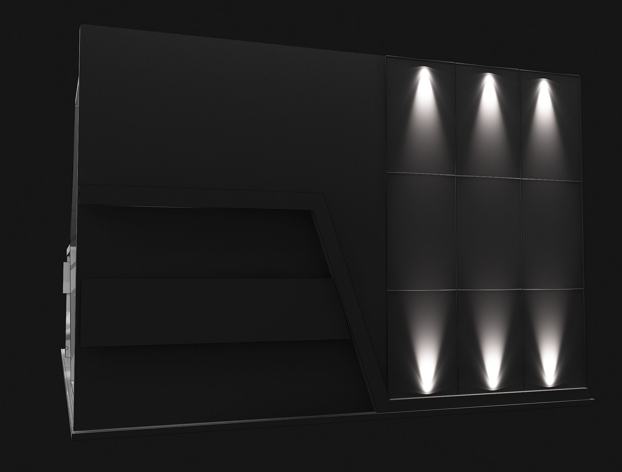 Booth Exhibition Stand a456a 3D model_35