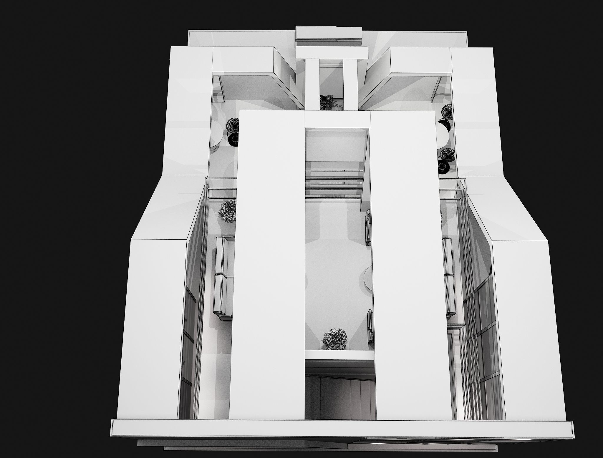 Booth Exhibition Stand a456a 3D model_23