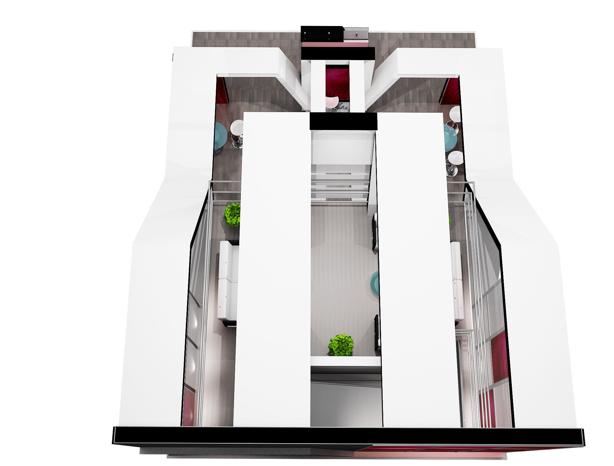 Booth Exhibition Stand a456a 3D model_18