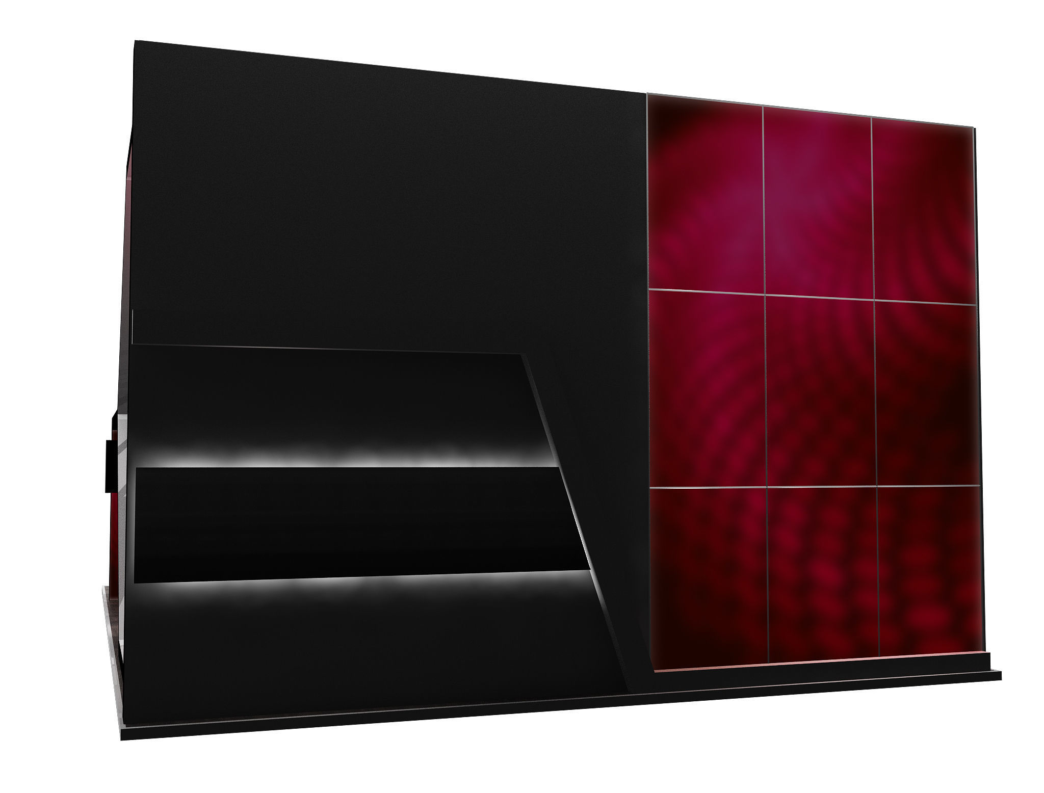 Booth Exhibition Stand a456a 3D model_34