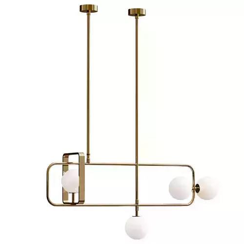 parker modern brass chandelier with glass balls