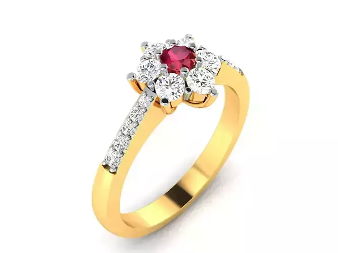 Solitaire Engagement Wedding Ring