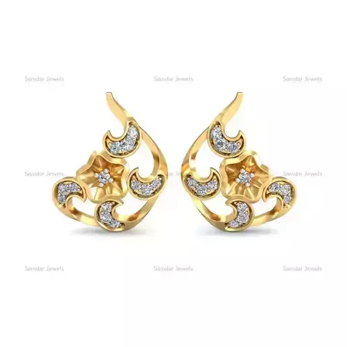 Earring Pendants And Rings Set Printable Model ZA336 3D  model