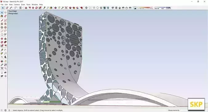 Sketchup Residential Complex 152 3D model