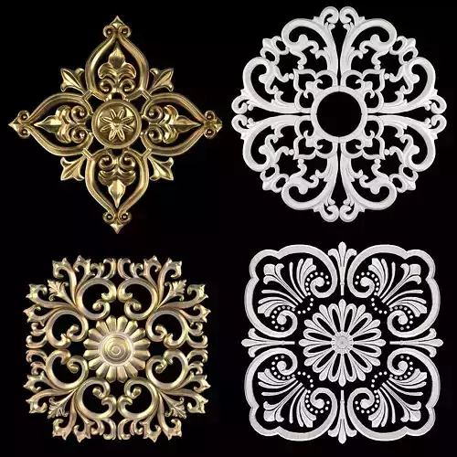 Decorative Wall Rosettes 10