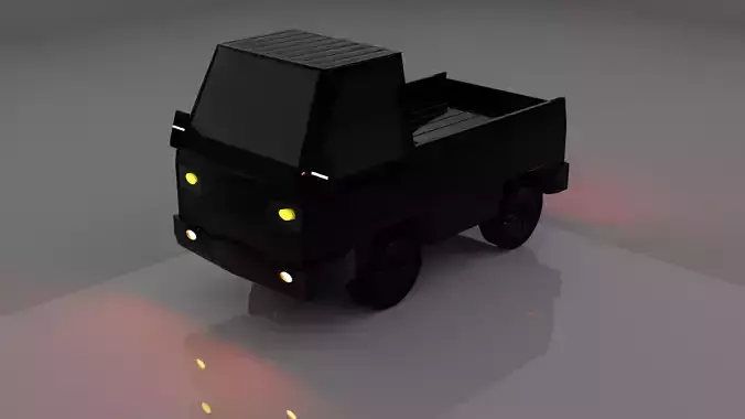 Truck with lights
