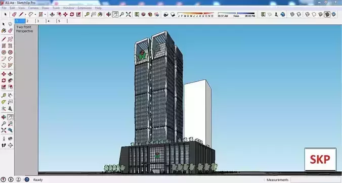 Sketchup Residential Complex A1 3D model