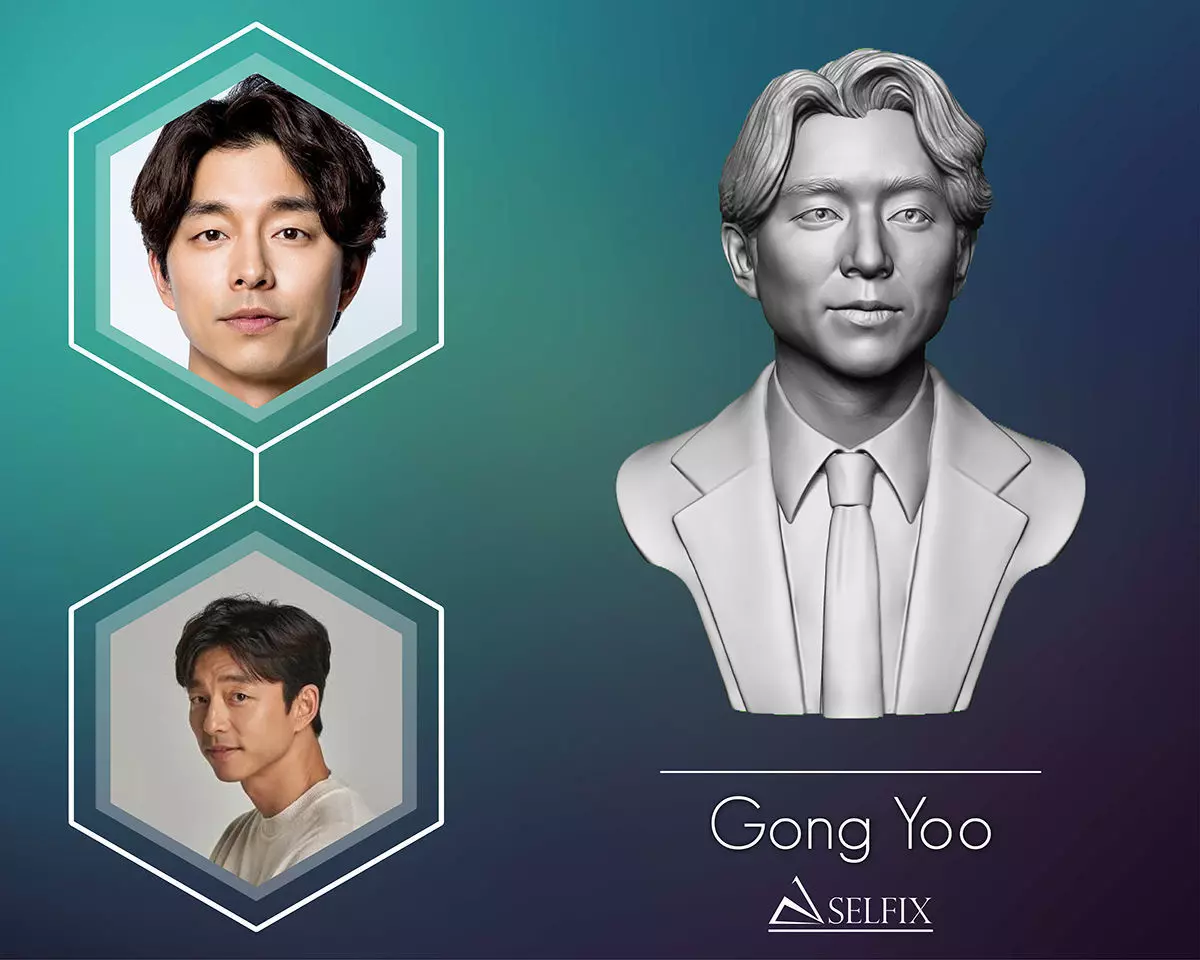 Gong Yoo portrait model 3D print model_0