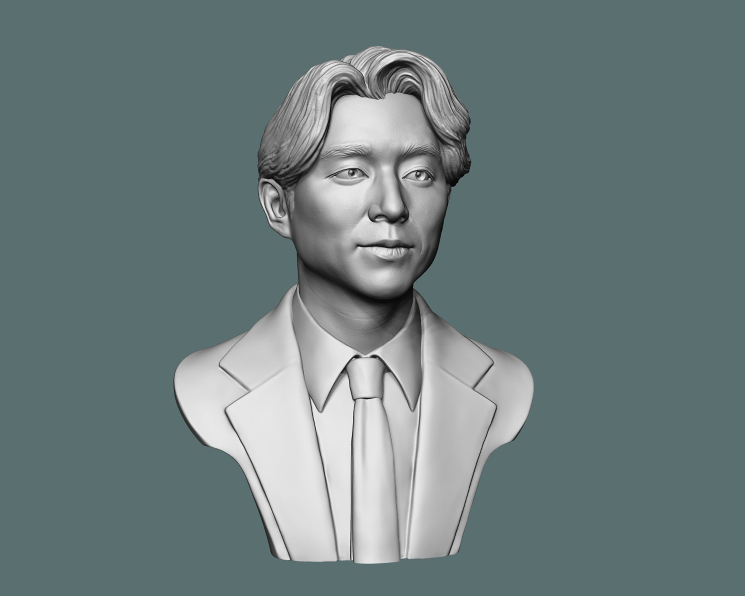 Gong Yoo portrait model 3D print model_8