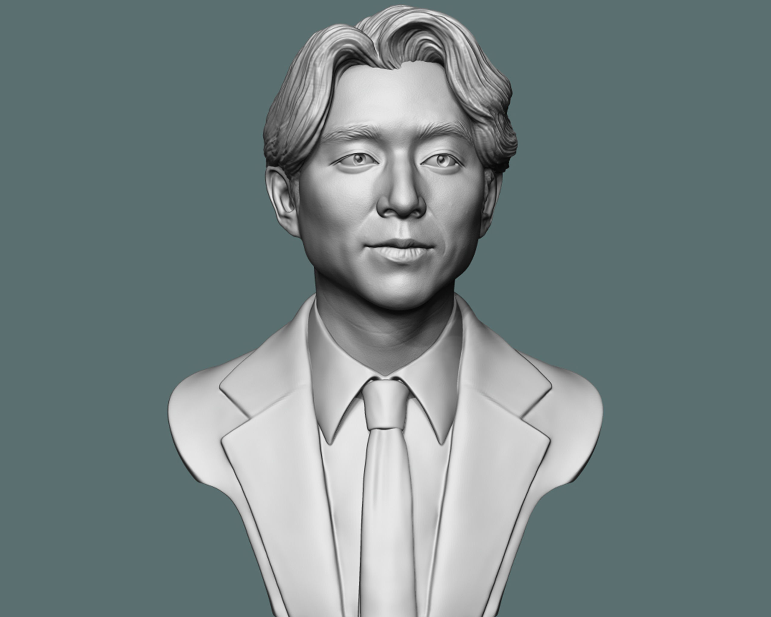 Gong Yoo portrait model 3D print model_7