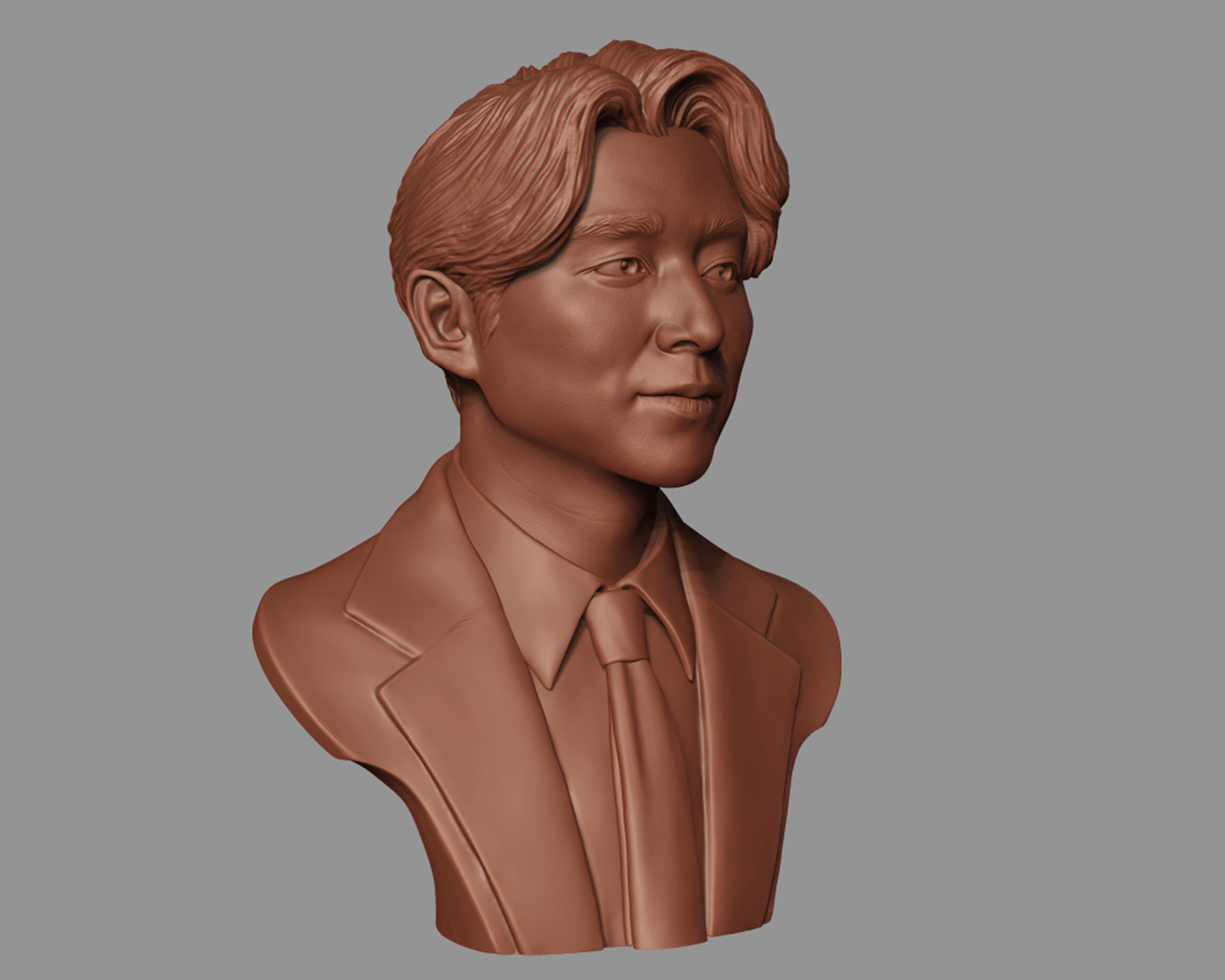 Gong Yoo portrait model 3D print model_12