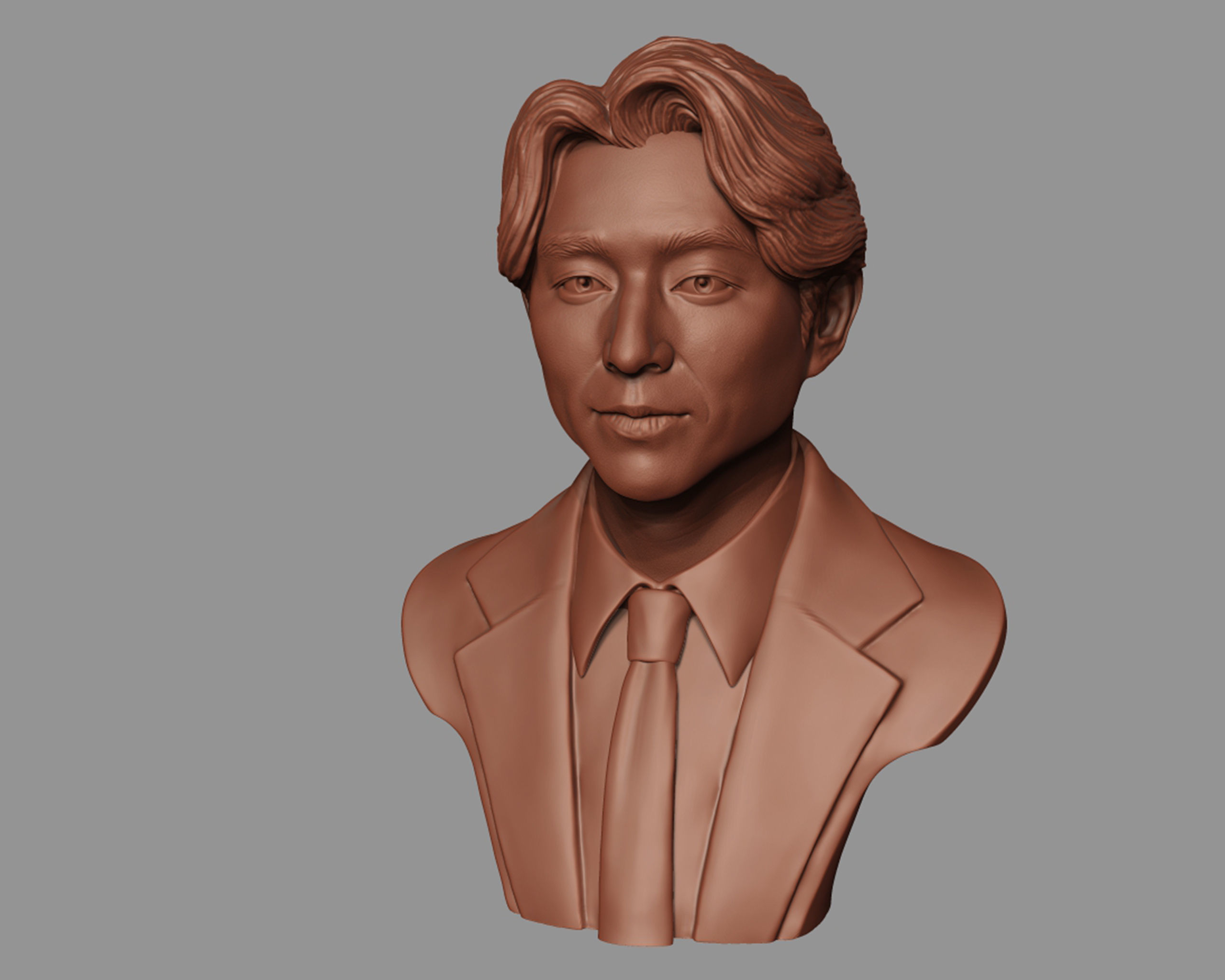 Gong Yoo portrait model 3D print model_16