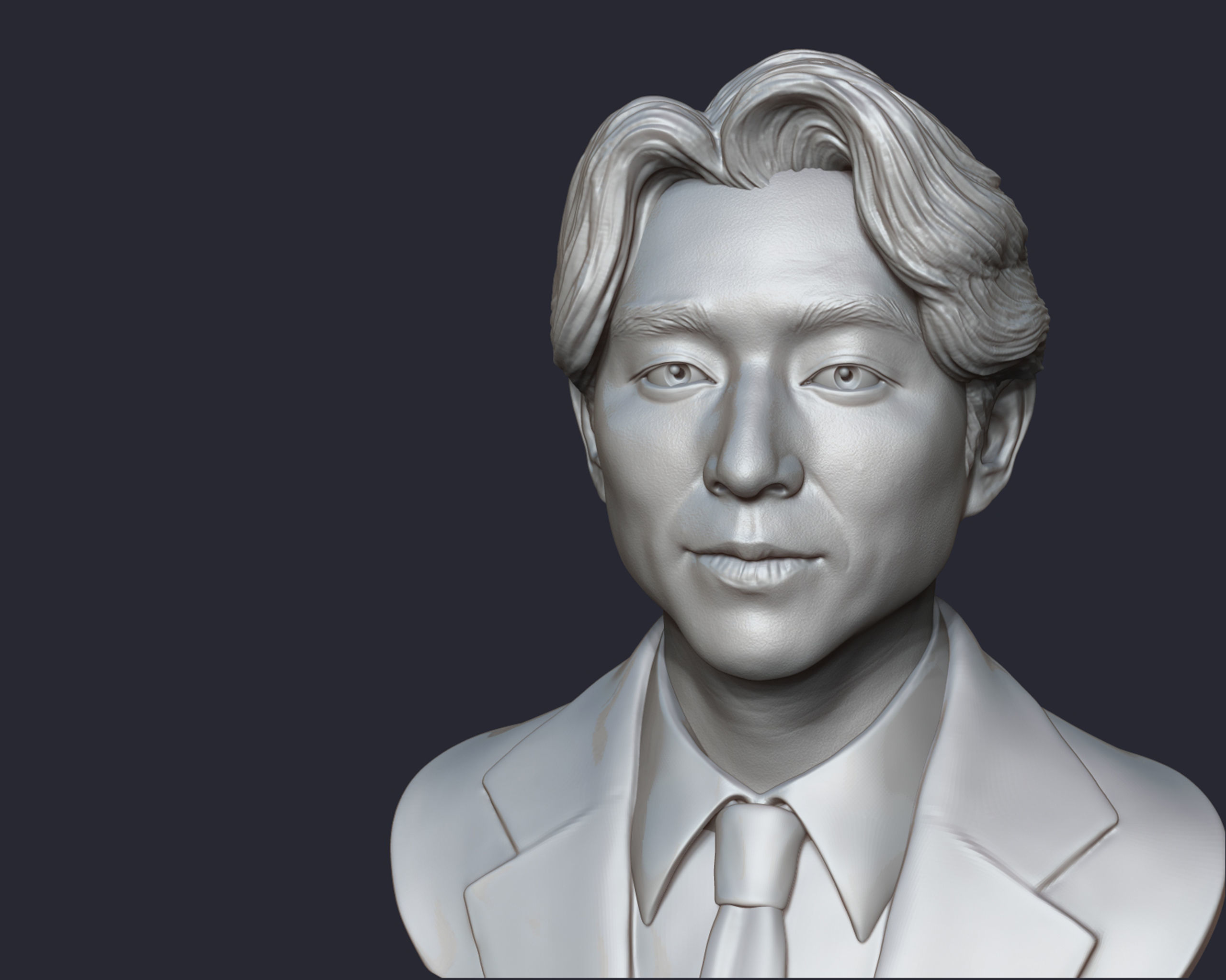 Gong Yoo portrait model 3D print model_4
