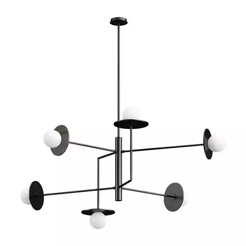miroo modern chandelier with globes