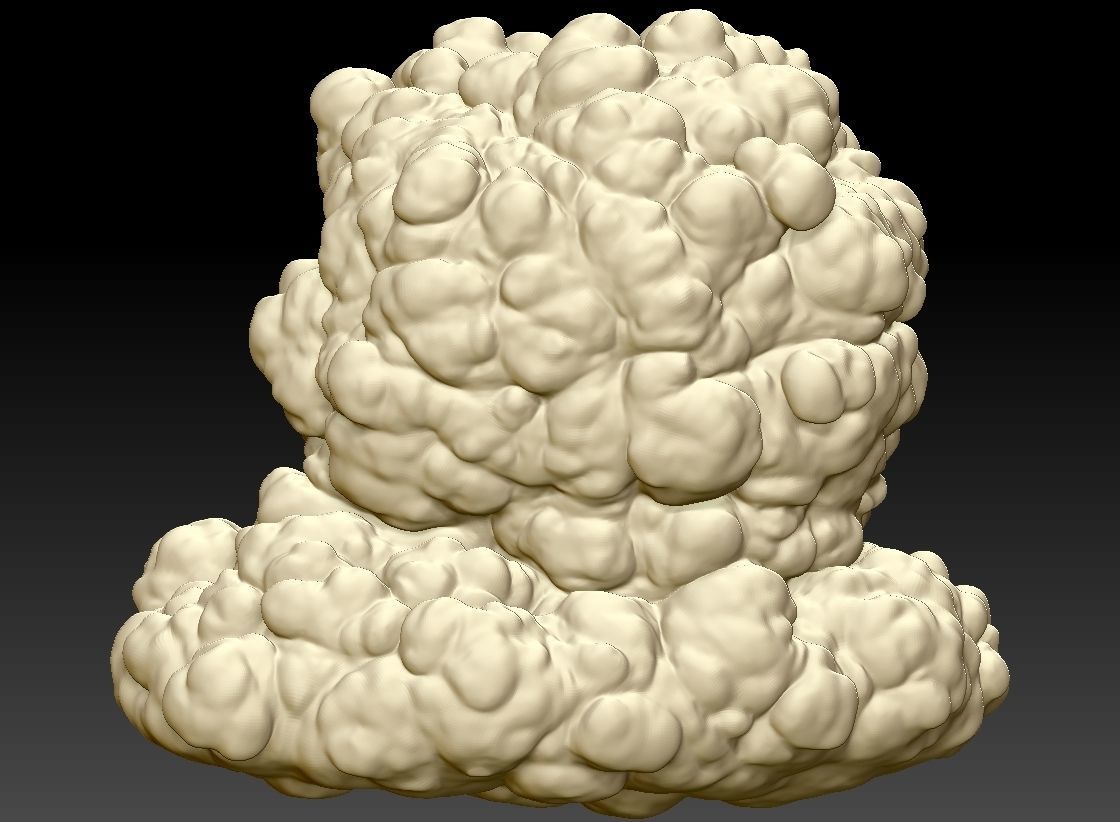 6 STORM CLOUDS FOR PRINTING 3D print model_5