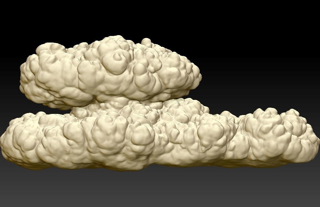 6 STORM CLOUDS FOR PRINTING 3D print model_1