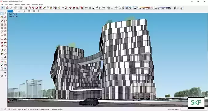 Sketchup Residential Complex A5 3D model