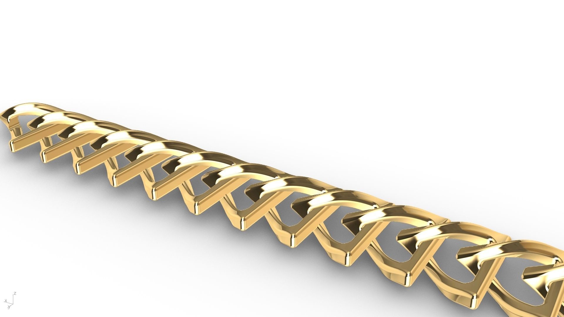 7 shapes cuban links stl verified  3D print model_5