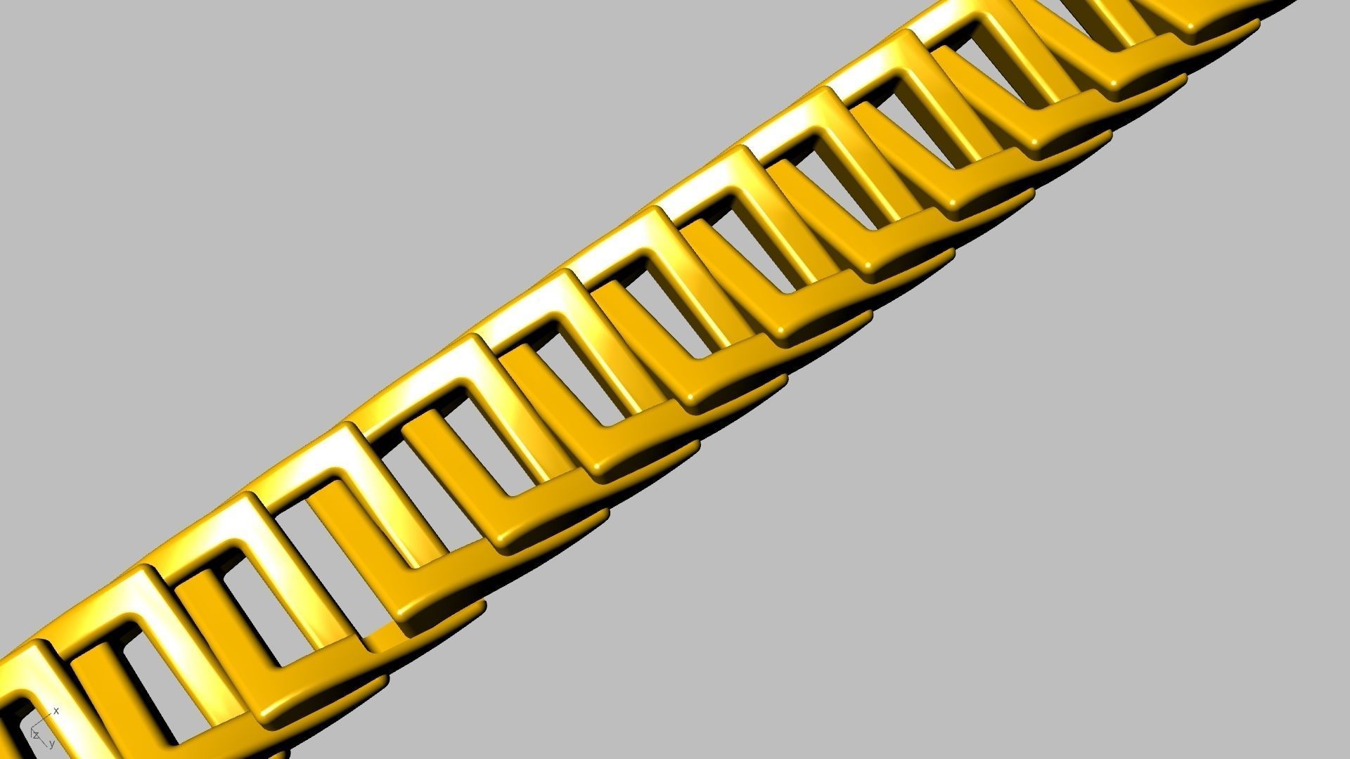 7 shapes cuban links stl verified  3D print model_32