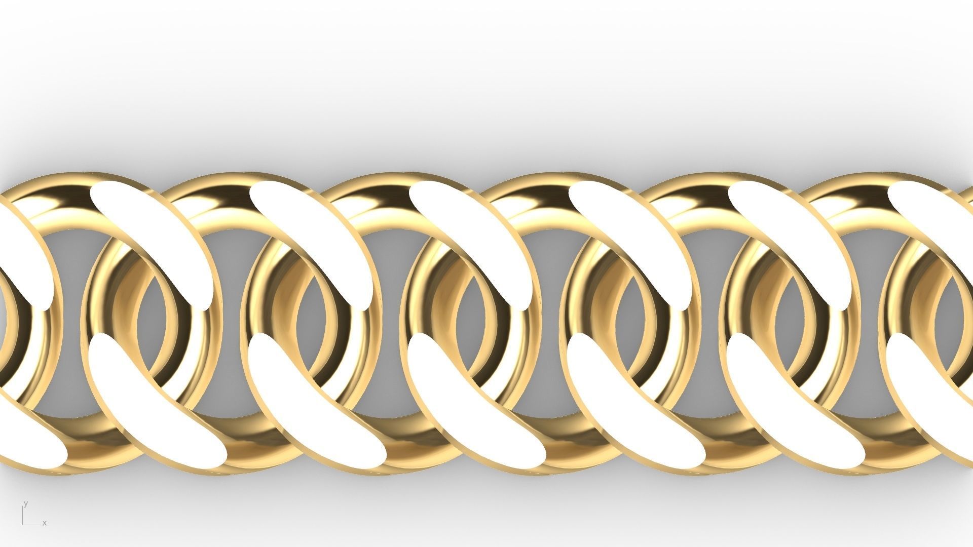 7 shapes cuban links stl verified  3D print model_61