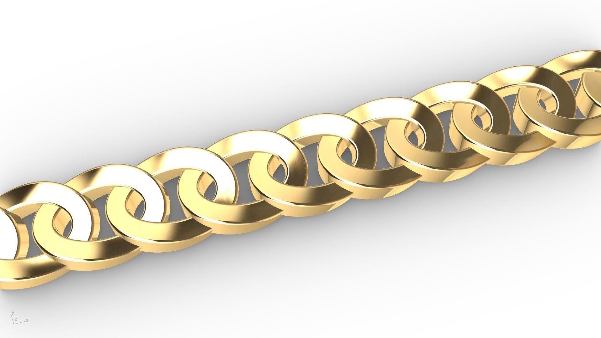 7 shapes cuban links stl verified  3D print model_70