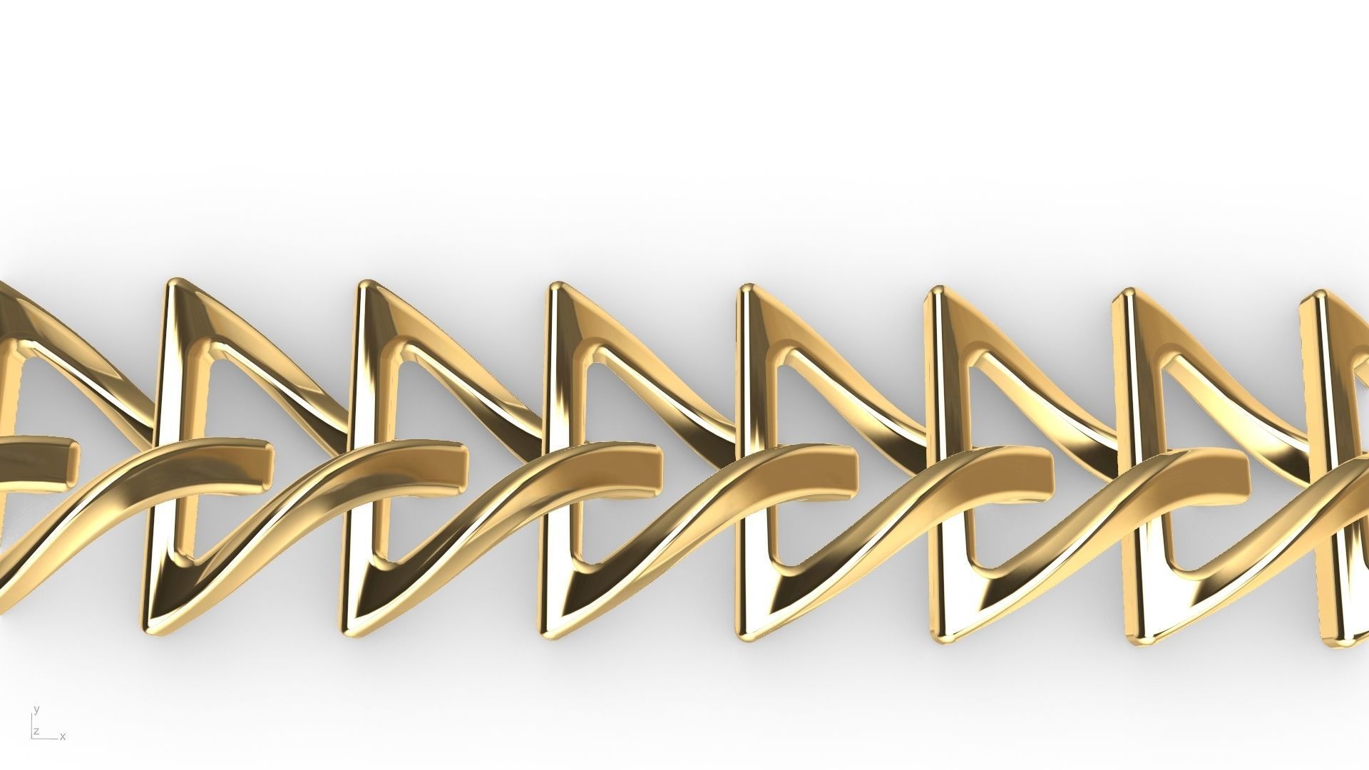 7 shapes cuban links stl verified  3D print model_2