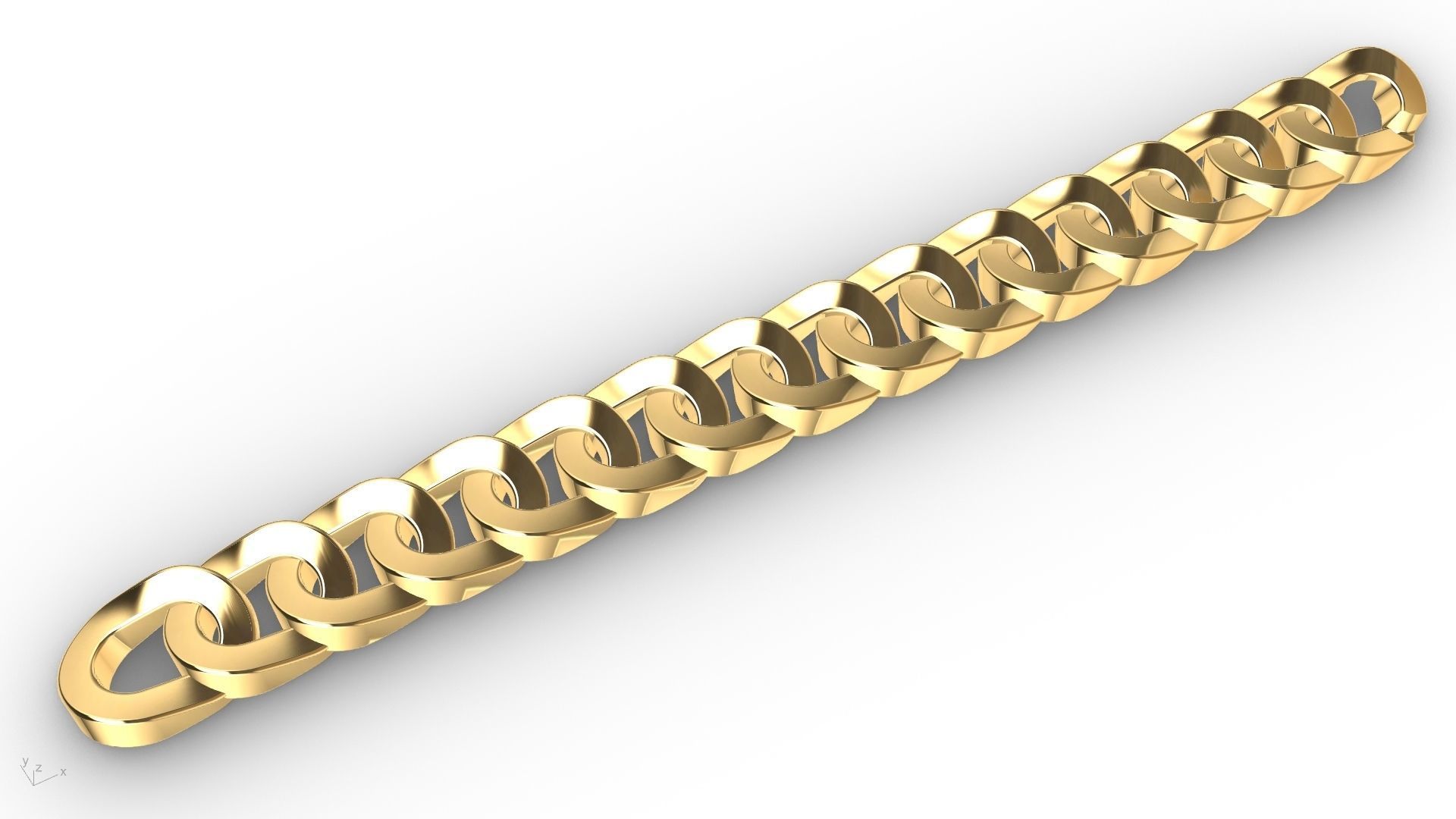7 shapes cuban links stl verified  3D print model_78