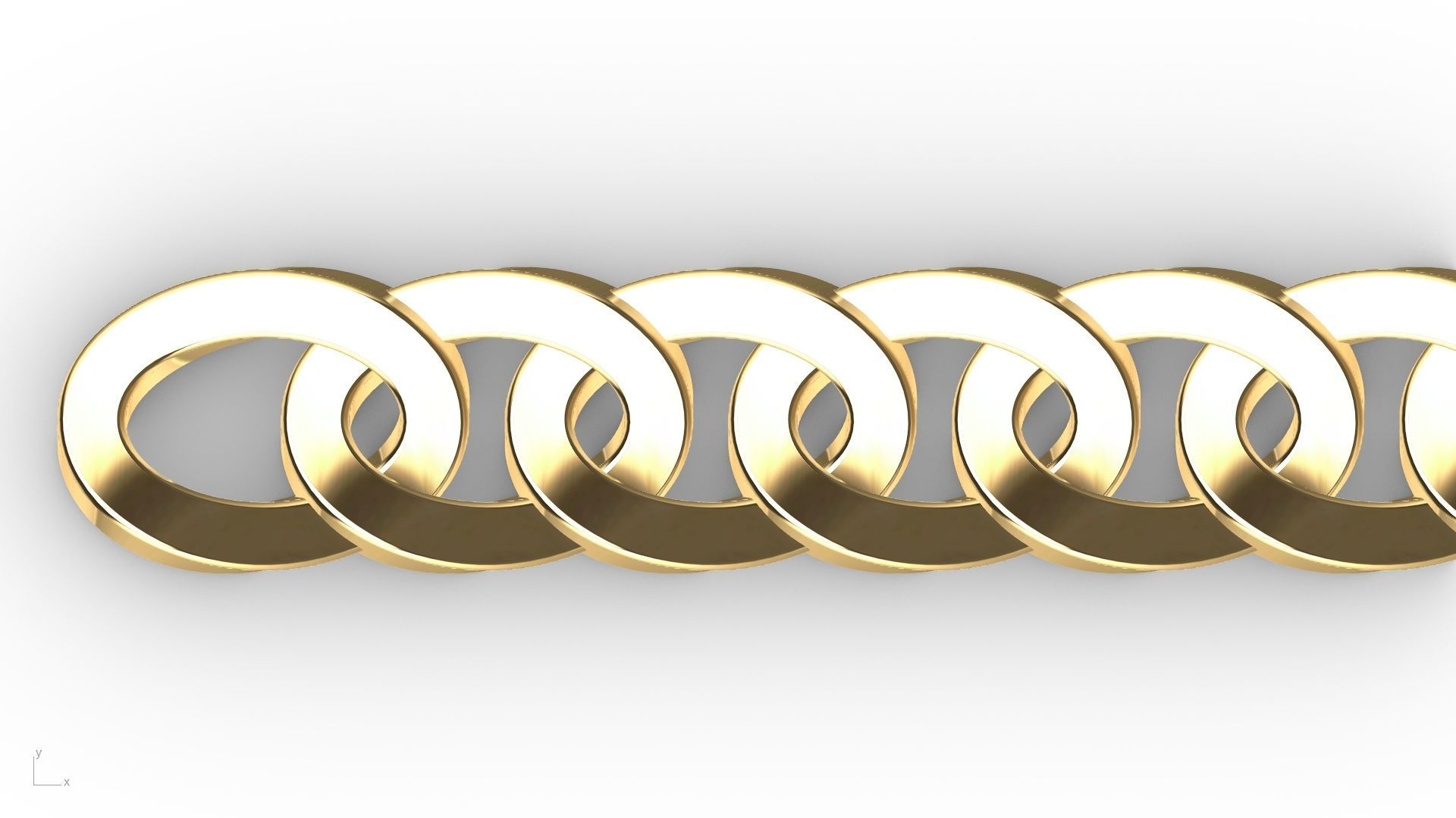 7 shapes cuban links stl verified  3D print model_62