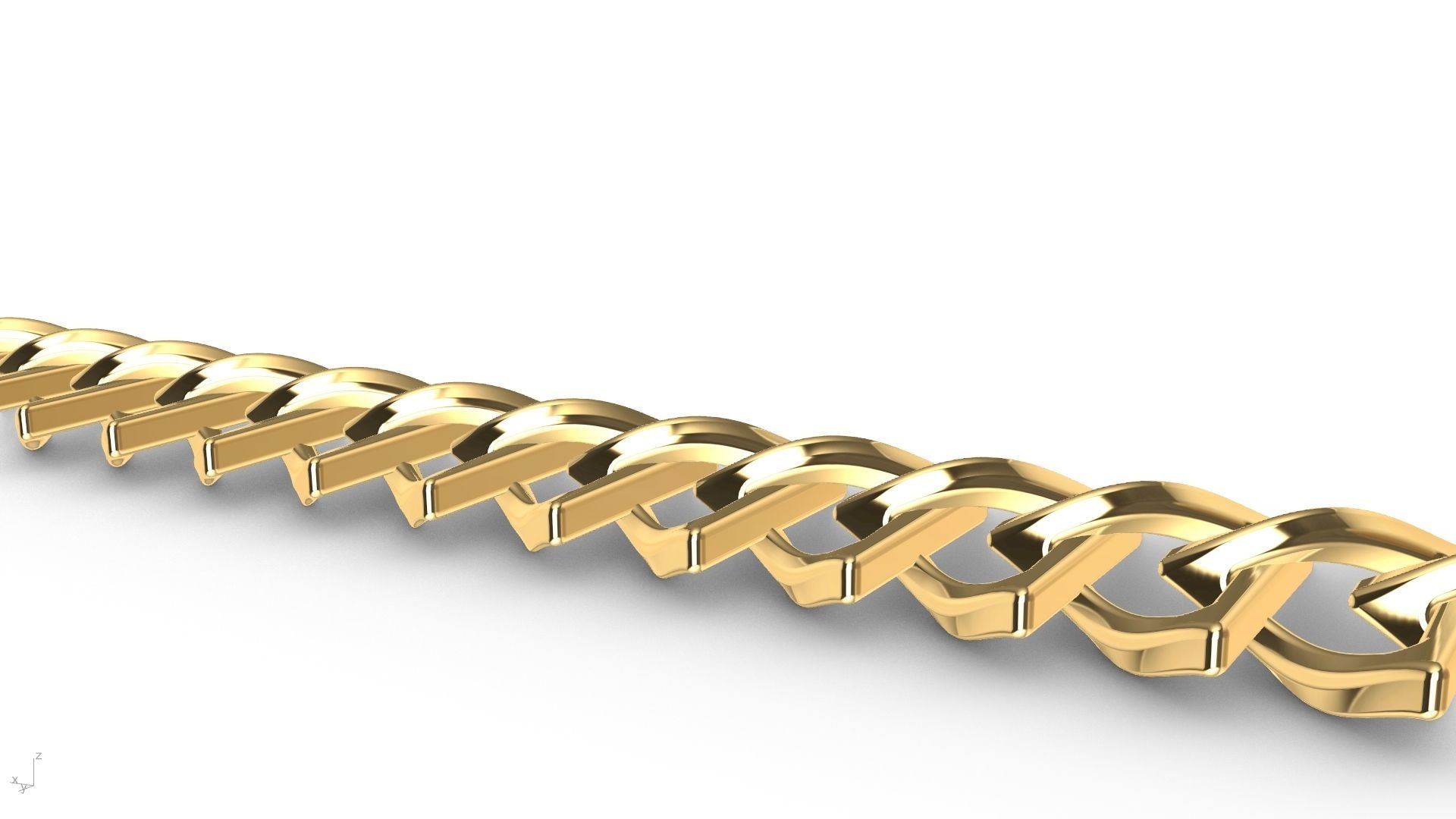 7 shapes cuban links stl verified  3D print model_7