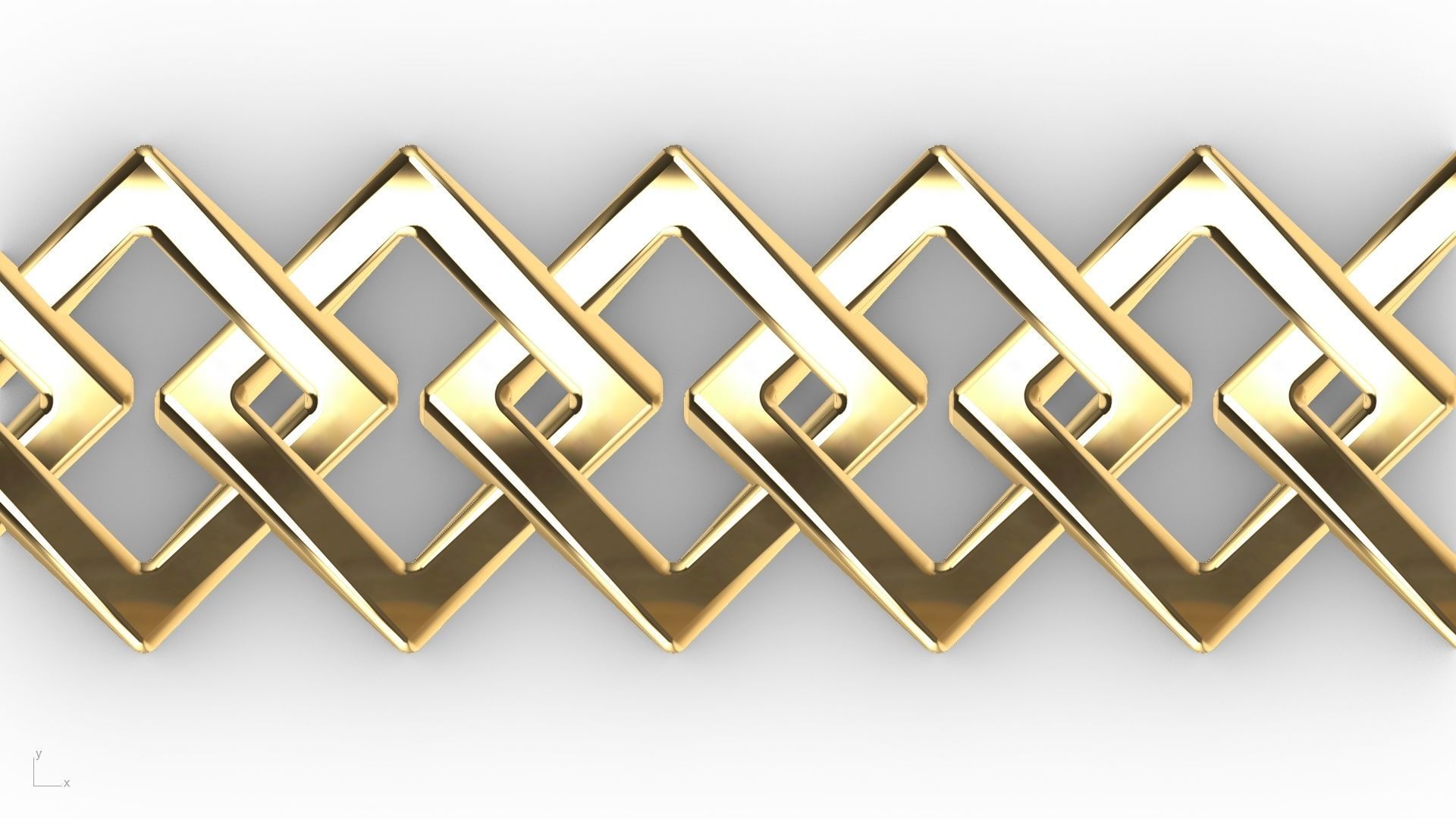 7 shapes cuban links stl verified  3D print model_41