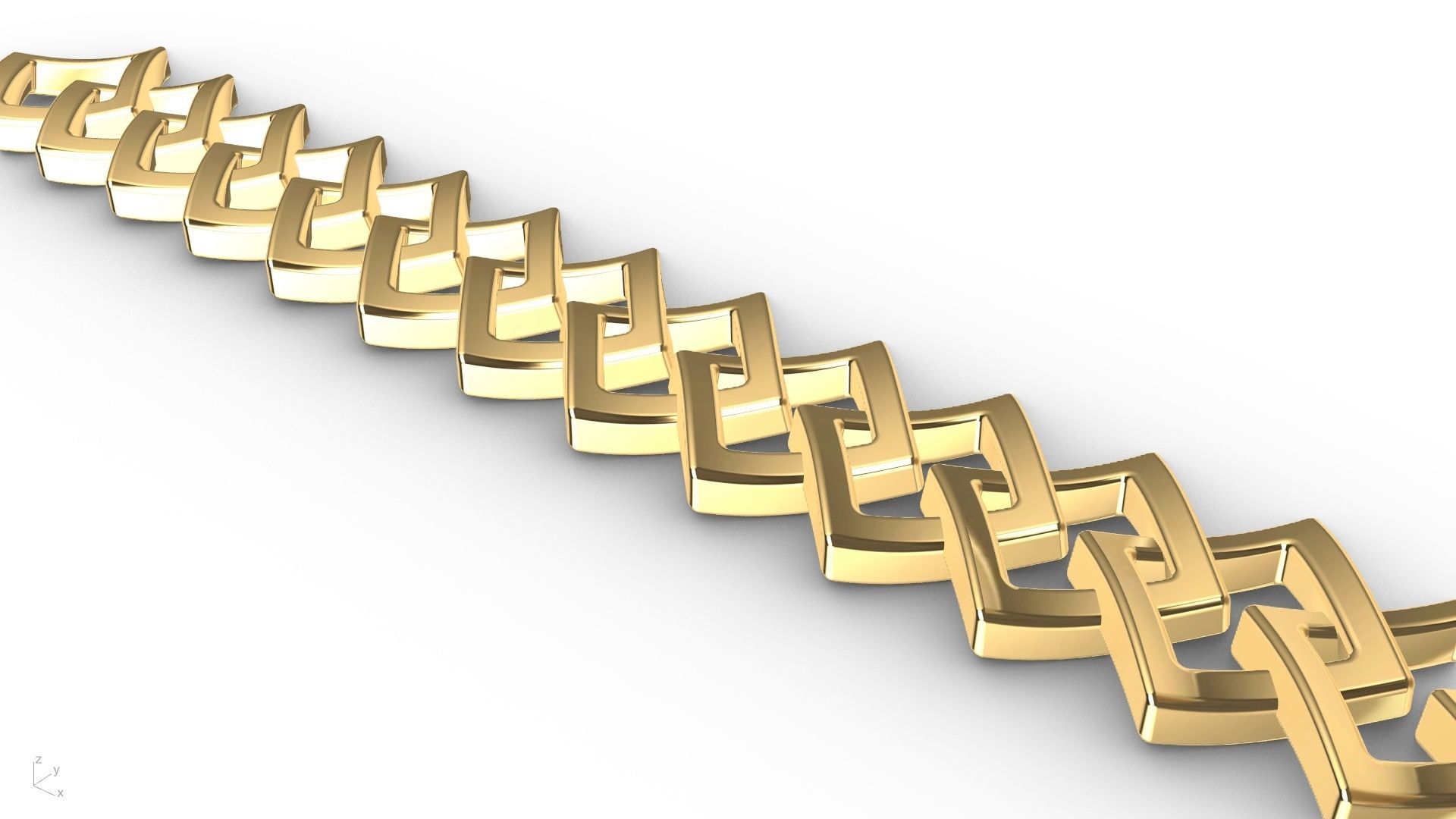 7 shapes cuban links stl verified  3D print model_45