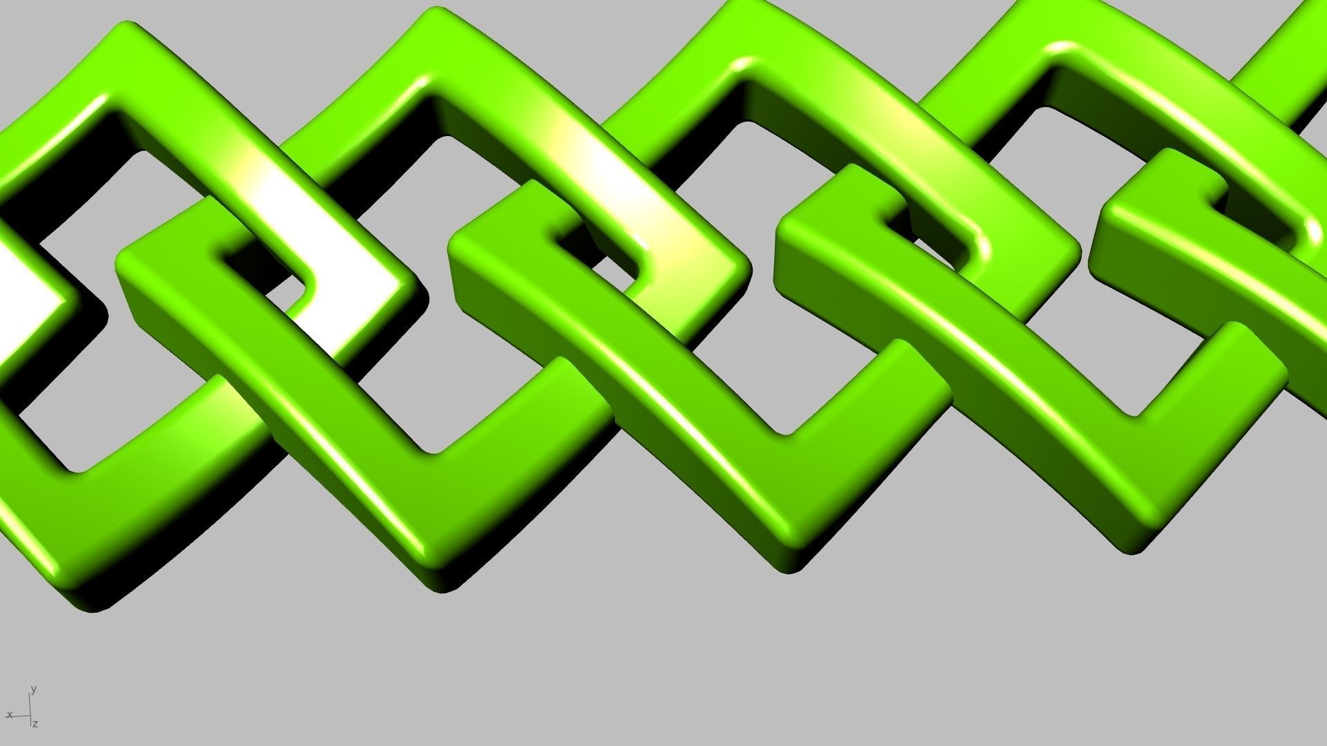 7 shapes cuban links stl verified  3D print model_34