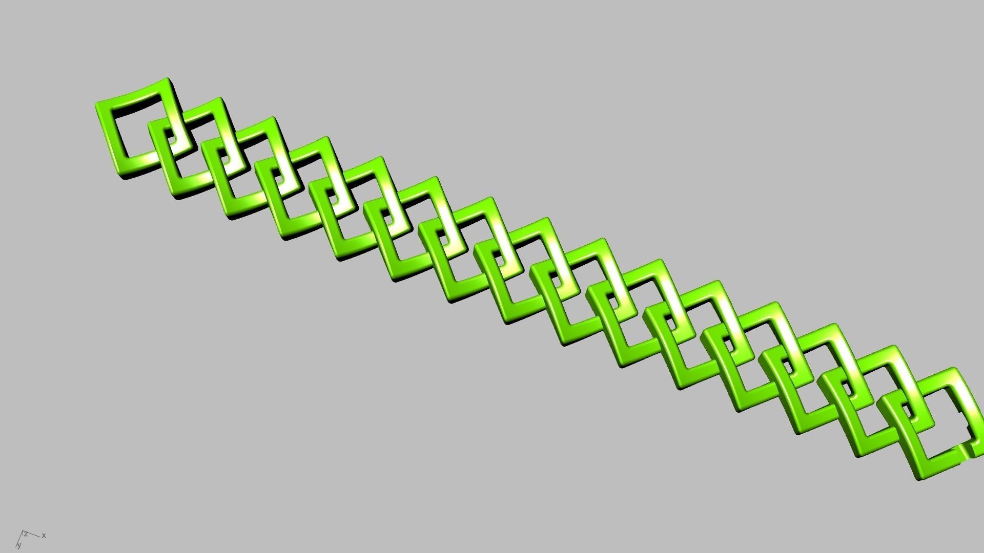 7 shapes cuban links stl verified  3D print model_33