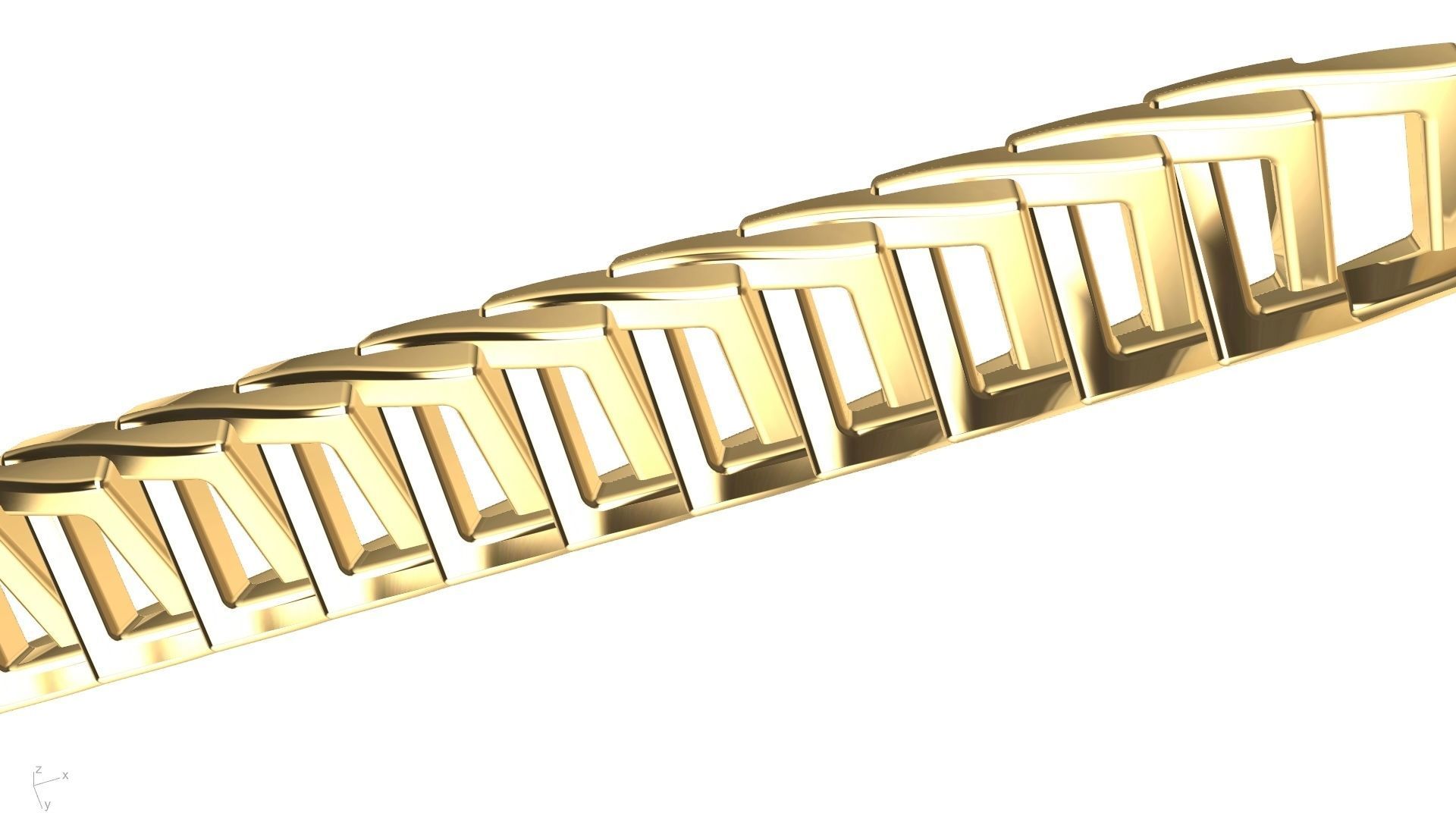 7 shapes cuban links stl verified  3D print model_21