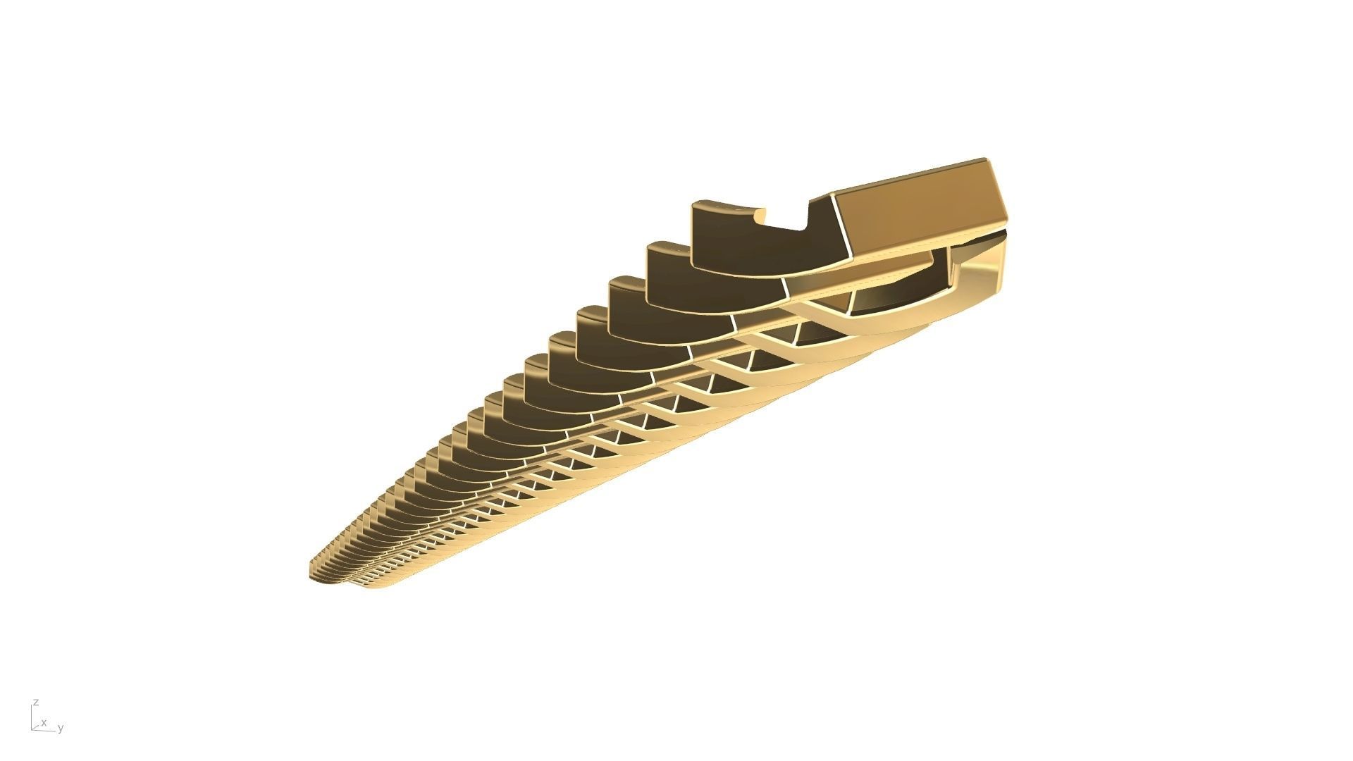 7 shapes cuban links stl verified  3D print model_50