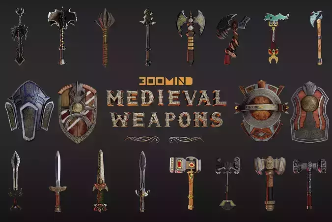 Medieval Stylized Weapons - AAA QUALITY