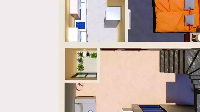 House Interior 3D Model 3D model