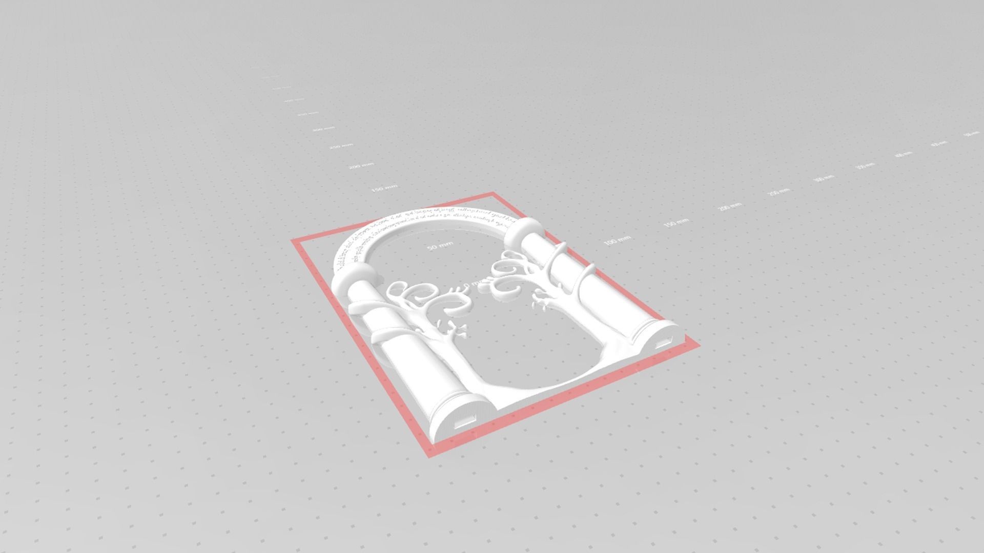 LOTR Door of Durin Bookholder - Book Holder STL 3D print model_13