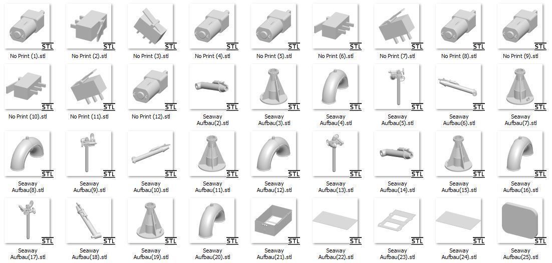 Deck construction Seaway Condor   ------     Seabex one 3D print model_8